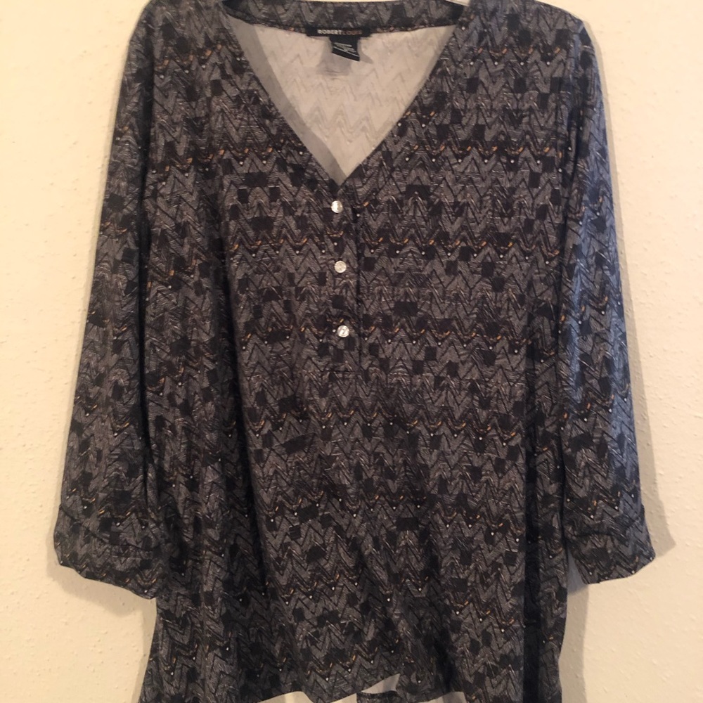 Geometric blouse - Picture 2 of 3